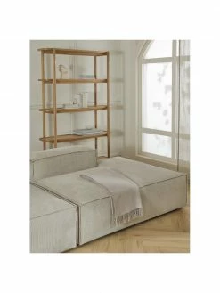 Westwing Collection Méridienne modulaire XL velours côtelé beige Lennon, larg. 357 x prof. 119 cm, dossier à gauche 8 Westwing Collection Méridienne modulaire XL velours côtelé beige Lennon, larg. 357 x prof. 119 cm, dossier à gauche -furniture Soldes Meridienne modulaire XL velours cotele beige Lennon 2