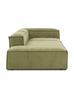 Westwing Collection Méridienne modulaire velours côtelé vert Lennon, larg. 269 x prof. 119 cm, dossier à droite 11 Westwing Collection Méridienne modulaire velours côtelé vert Lennon, larg. 269 x prof. 119 cm, dossier à droite -furniture Soldes Meridienne modulaire velours cotele vert Lennon 5