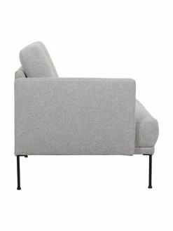 Westwing Collection Méridienne tissu gris clair pieds en métal Fluente, larg. 202 x prof. 85 cm, dossier à gauche 10 Westwing Collection Méridienne tissu gris clair pieds en métal Fluente, larg. 202 x prof. 85 cm, dossier à gauche -furniture Soldes Meridienne tissu gris clair pieds en metal Fluente 4