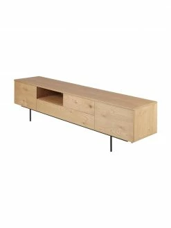 Meuble TV avec portes et tiroirs Allure, larg. 200 x haut. 55 cm -furniture Soldes Meuble TV avec portes et tiroirs Allure 5