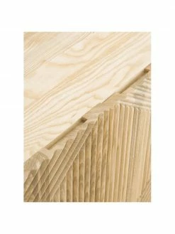 Westwing Collection Meuble bas bois de frêne massif avec portes Louis, larg. 180 x haut. 55 cm -furniture Soldes Meuble bas bois de frene massif avec portes Louis 3