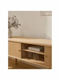 Westwing Collection Meuble bas moderne Calary, larg. 138 x haut. 55 cm -furniture Soldes Meuble bas moderne Calary 2