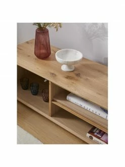 Westwing Collection Meuble bas placage en frêne Noel, larg. 180 x long. 45 cm -furniture Soldes Meuble bas placage en frene Noel 2