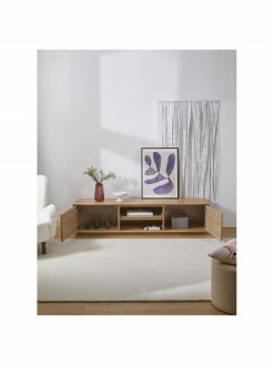 Westwing Collection Meuble bas placage en frêne Noel, larg. 180 x long. 45 cm -furniture Soldes Meuble bas placage en frene Noel 3