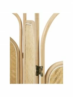 Paravent en rotin Krysia, larg. 180 x haut. 180 cm -furniture Soldes Paravent en rotin Krysia 4