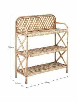 Bloomingville Petite étagère bohème Ezra, larg. 60 x haut. 70 cm -furniture Soldes Petite etagere boheme Ezra 2