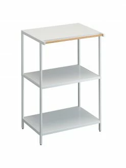 Yamazaki Petite étagère industrielle en métal blanc Killy, larg. 60 x haut. 90 cmSeulement 1 produit disponible