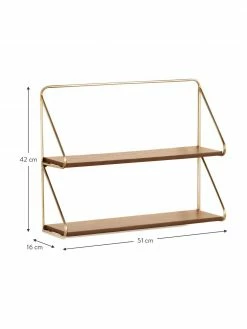 Petite étagère murale Catrina, larg. 51 x haut. 42 cm -furniture Soldes Petite etagere murale Catrina 2