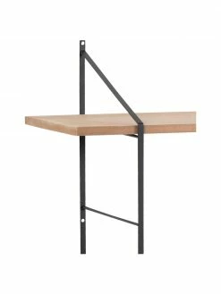 Petite étagère murale en bois et métal Belfast, larg. 76 x haut. 63 cm -furniture Soldes Petite etagere murale en bois et metal Belfast 5