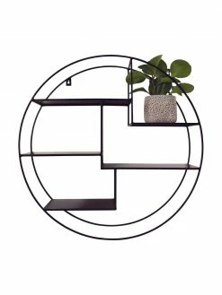 Petite étagère murale en métal Expo, Ø 61 x prof. 16 cm -furniture Soldes Petite etagere murale en metal Expo 3