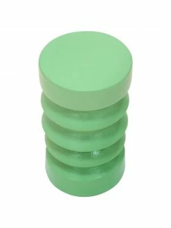 HKliving Petite table d'appoint vert clair Stoneware, Ø 23 x haut. 41 cm -furniture Soldes Petite table dappoint vert clair Stoneware 3