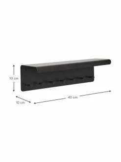 Hübsch Portemanteau en métal Bow, larg. 40 x haut. 10 cm 6 Hübsch Portemanteau en métal Bow, larg. 40 x haut. 10 cm -furniture Soldes Portemanteau en metal Bow 2