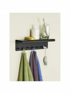 Hübsch Portemanteau en métal Bow, larg. 40 x haut. 10 cm 7 Hübsch Portemanteau en métal Bow, larg. 40 x haut. 10 cm -furniture Soldes Portemanteau en metal Bow 3