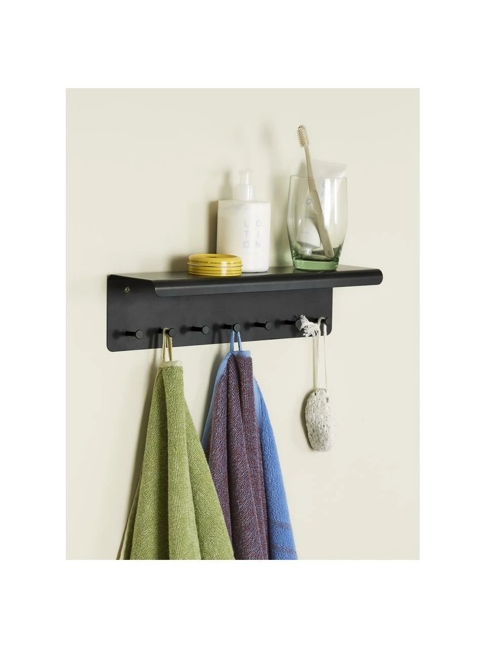 Hübsch Portemanteau en métal Bow, larg. 40 x haut. 10 cm 4 Hübsch Portemanteau en métal Bow, larg. 40 x haut. 10 cm – Image 4