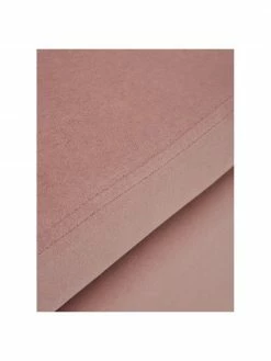 Westwing Collection Pouf avec rangement velours rose Winou, larg. 50 x haut. 48 cm -furniture Soldes Pouf avec rangement velours rose Winou 4