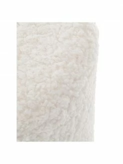 Westwing Collection Pouf blanc peluche blanc crème Daisy, Ø 38 x haut. 45 cm -furniture Soldes Pouf blanc peluche blanc creme Daisy 5