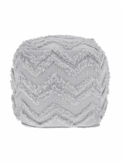 Westwing Collection Pouf bohème gris tufté main Akesha, larg. 50 x haut. 50 cm 9 Westwing Collection Pouf bohème gris tufté main Akesha, larg. 50 x haut. 50 cm -furniture Soldes Pouf boheme gris tufte main Akesha 3