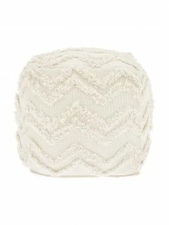 Westwing Collection Pouf bohème tufté main blanc crème Akesha, larg. 50 x haut. 50 cm 10 Westwing Collection Pouf bohème tufté main blanc crème Akesha, larg. 50 x haut. 50 cm -furniture Soldes Pouf boheme tufte main blanc creme Akesha 4
