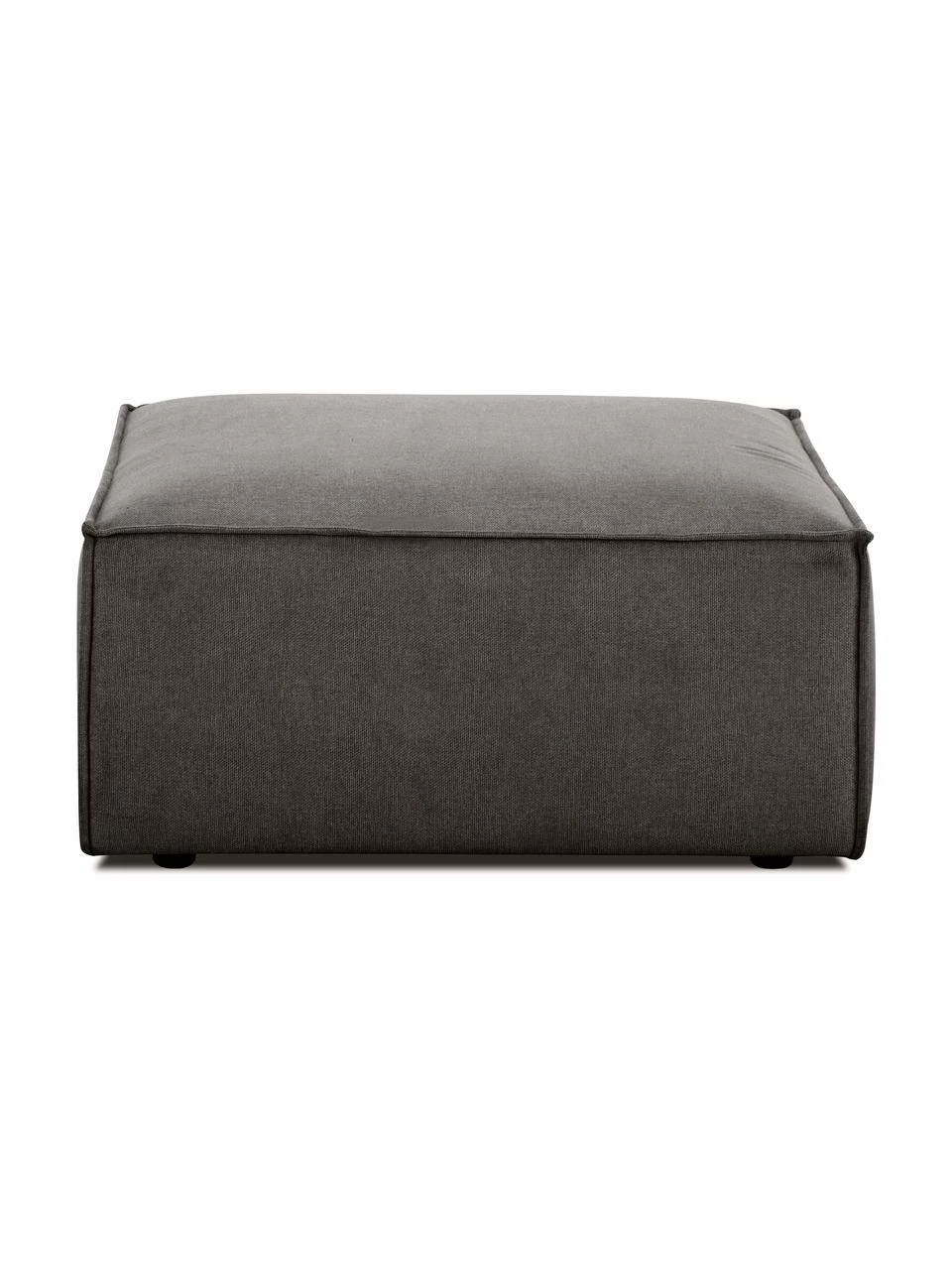 Westwing Collection Pouf canapé anthracite Lennon, larg. 88 x haut. 43 cm 4 Westwing Collection Pouf canapé anthracite Lennon, larg. 88 x haut. 43 cm – Image 4