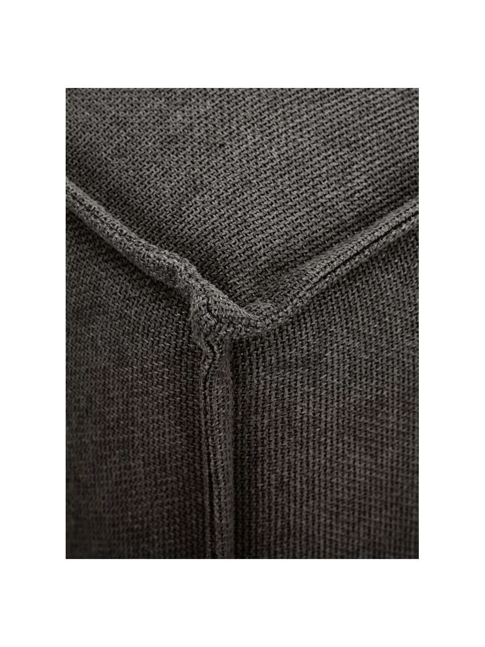 Westwing Collection Pouf canapé anthracite Lennon, larg. 88 x haut. 43 cm 5 Westwing Collection Pouf canapé anthracite Lennon, larg. 88 x haut. 43 cm – Image 5