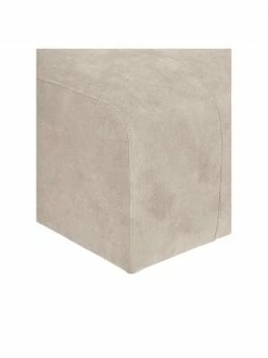 Westwing Collection Pouf canapé beige Lena, larg. 76 x haut. 44 cm -furniture Soldes Pouf canape beige Lena 5