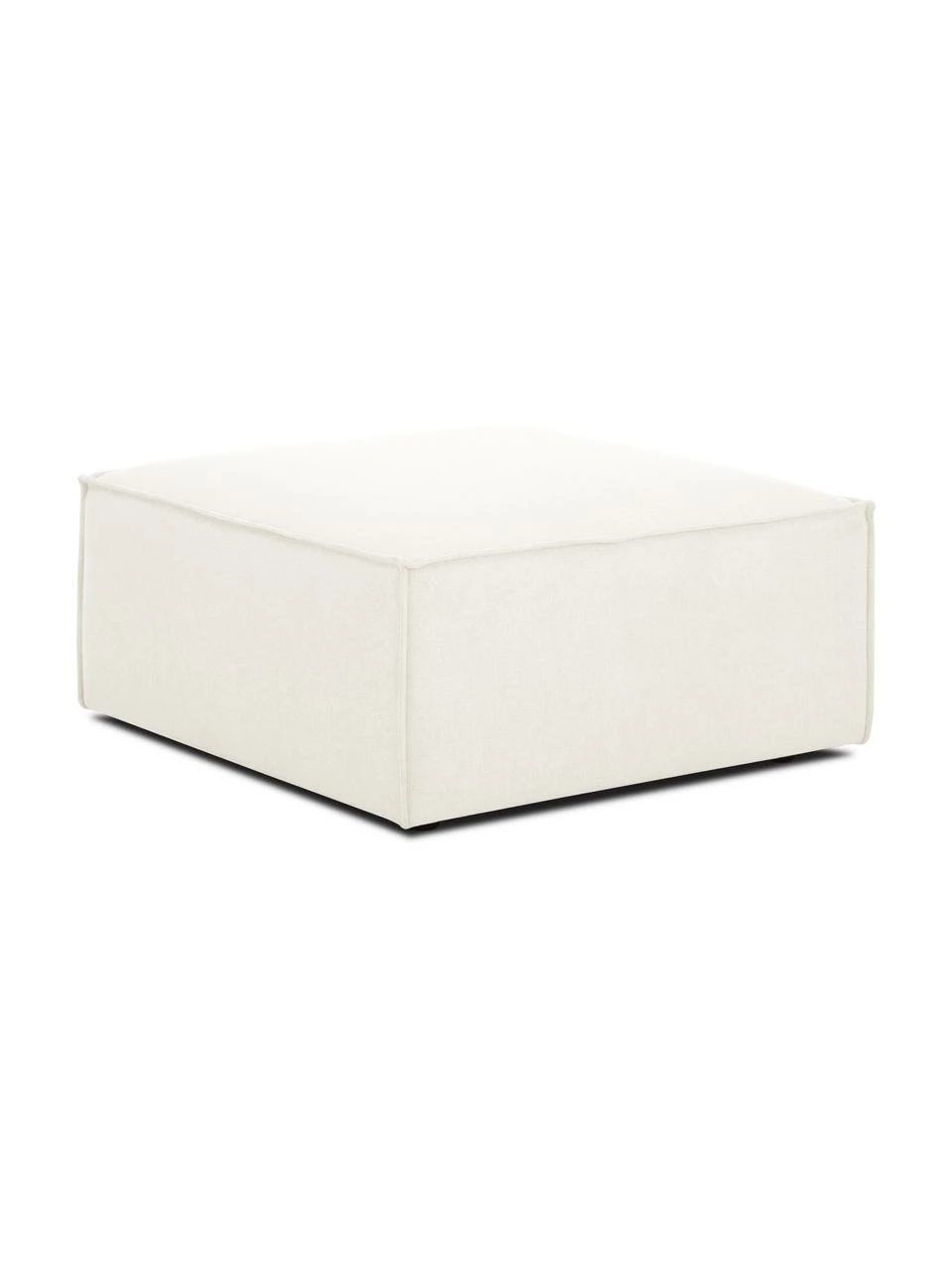 Westwing Collection Pouf canapé beige Lennon, larg. 88 x haut. 43 cm 1 Westwing Collection Pouf canapé beige Lennon, larg. 88 x haut. 43 cm