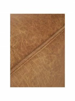 Westwing Collection Pouf canapé cuir recyclé Lennon, larg. 88 x haut. 43 cm -furniture Soldes Pouf canape cuir recycle Lennon 4