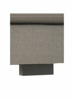 Westwing Collection Pouf canapé gris foncé Tribeca, larg. 80 x haut. 40 cm -furniture Soldes Pouf canape gris fonce Tribeca 5
