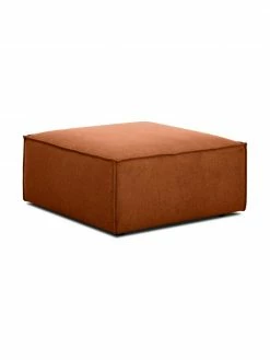 Westwing Collection Pouf canapé terracotta Lennon, larg. 88 x haut. 43 cm
