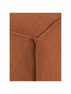 Westwing Collection Pouf canapé terracotta Lennon, larg. 88 x haut. 43 cm -furniture Soldes Pouf canape terracotta Lennon 5