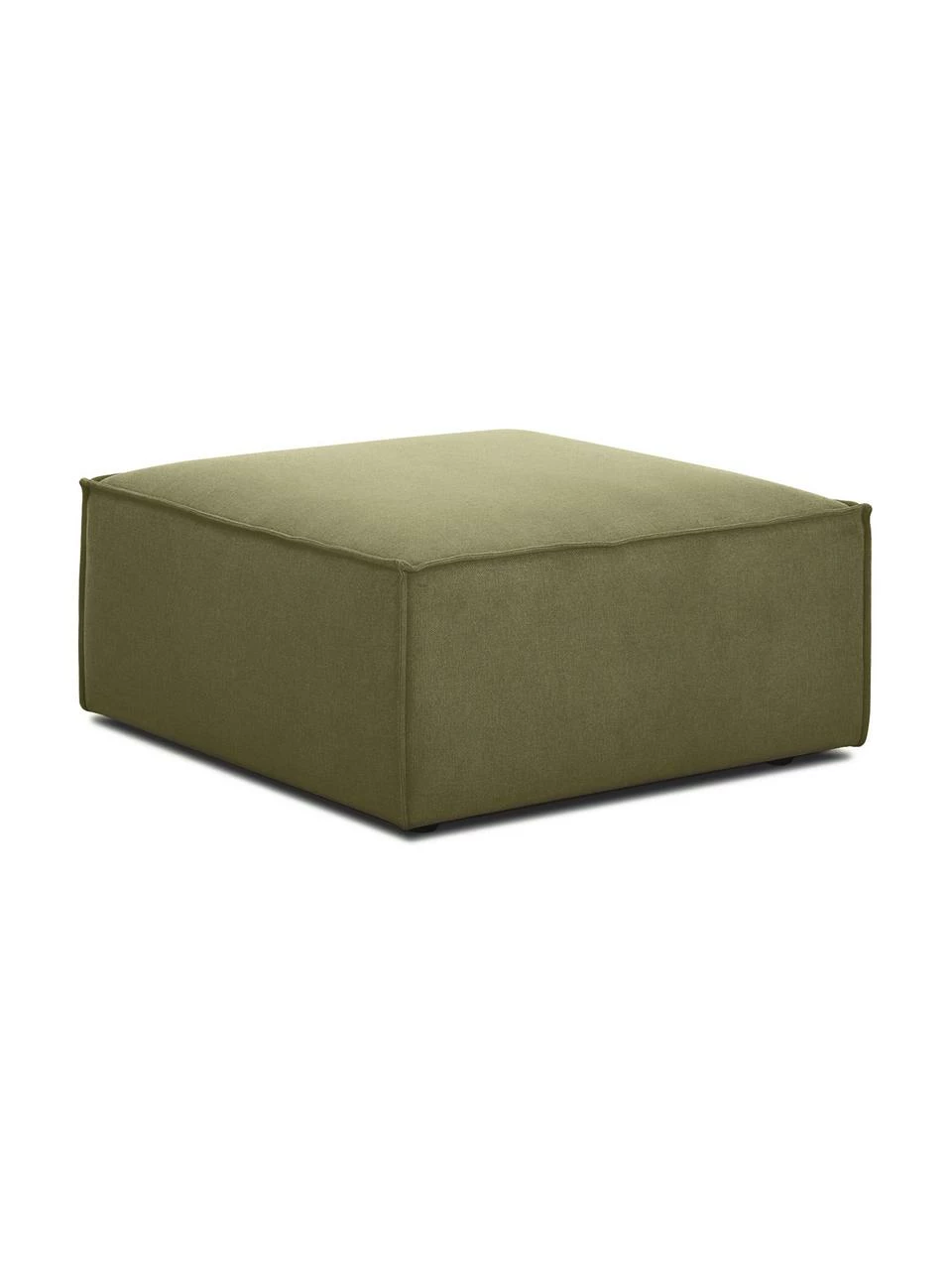 Westwing Collection Pouf canapé vert Lennon, larg. 88 x haut. 43 cm 1 Westwing Collection Pouf canapé vert Lennon, larg. 88 x haut. 43 cm