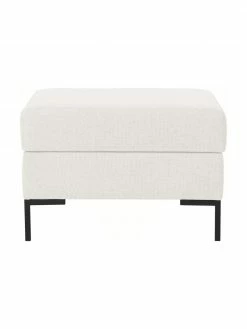 Westwing Collection Pouf de canapé beige avec coffre Luna, larg. 80 x haut. 45 cm 8 Westwing Collection Pouf de canapé beige avec coffre Luna, larg. 80 x haut. 45 cm -furniture Soldes Pouf de canape beige avec coffre Luna 2