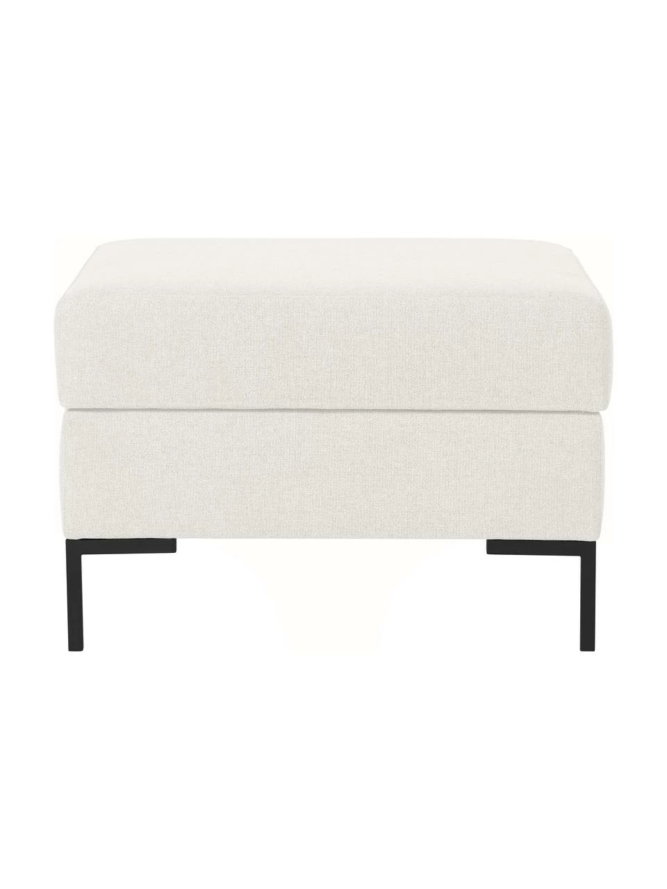 Westwing Collection Pouf de canapé beige avec coffre Luna, larg. 80 x haut. 45 cm 3 Westwing Collection Pouf de canapé beige avec coffre Luna, larg. 80 x haut. 45 cm – Image 3