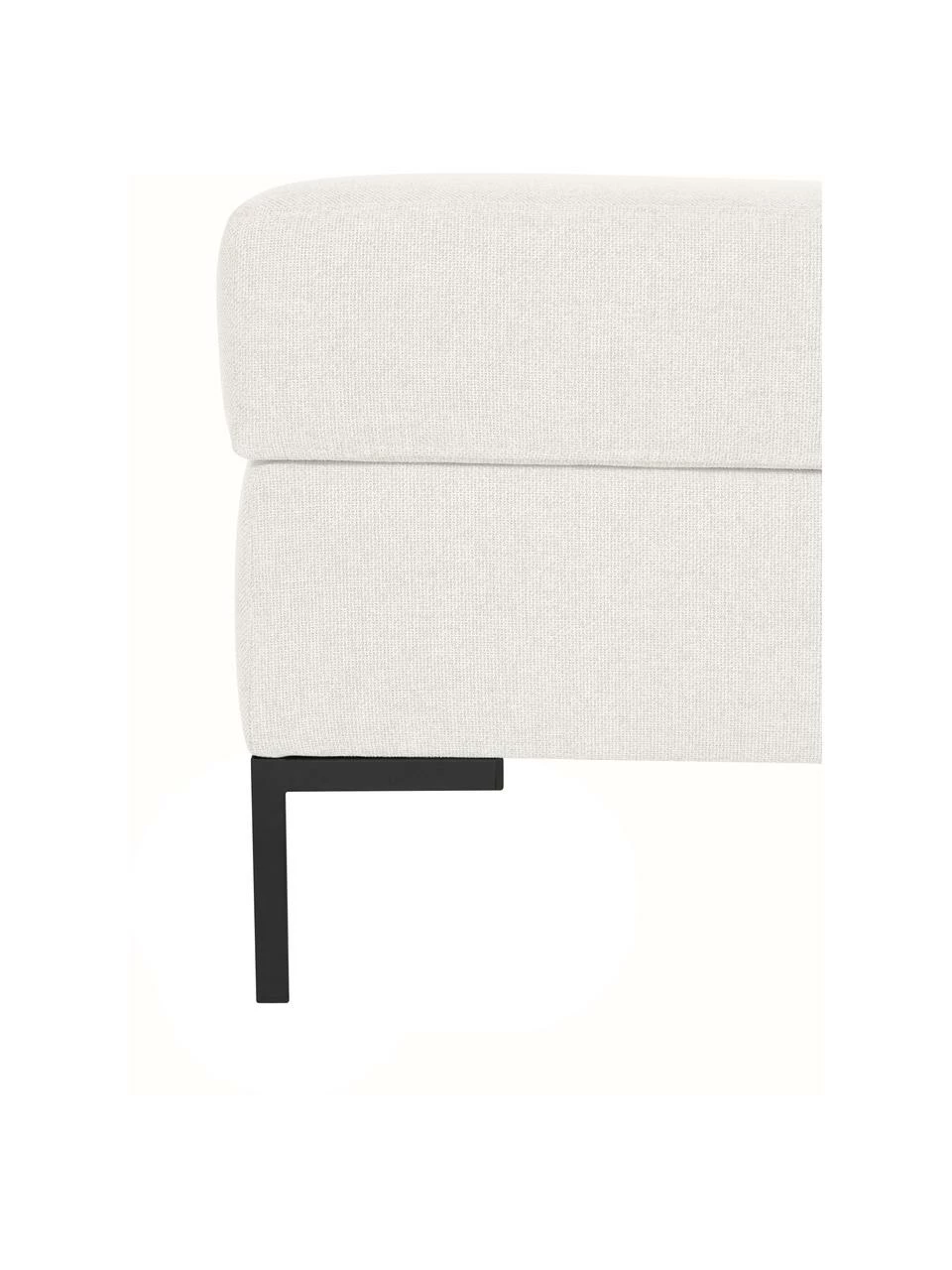 Westwing Collection Pouf de canapé beige avec coffre Luna, larg. 80 x haut. 45 cm 6 Westwing Collection Pouf de canapé beige avec coffre Luna, larg. 80 x haut. 45 cm – Image 6