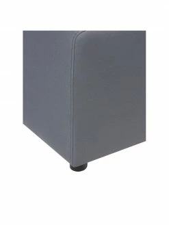 Westwing Collection Pouf de canapé d'extérieur gris foncé Simon, larg. 75 x haut. 42 cm -furniture Soldes Pouf de canape dexterieur gris fonce Simon 5