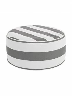 Bizzotto Pouf d'extérieur gonflable Stripes, Ø 53 x haut. 23 cm