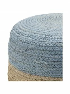 Westwing Collection Pouf en jute fait à la main Bono, Ø 50 x haut. 36 cm -furniture Soldes Pouf en jute fait a la main Bono 11