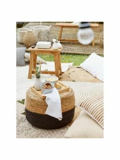 Westwing Collection Pouf en jute fait à la main Bono, Ø 50 x haut. 36 cm 8 Westwing Collection Pouf en jute fait à la main Bono, Ø 50 x haut. 36 cm -furniture Soldes Pouf en jute fait a la main Bono 32