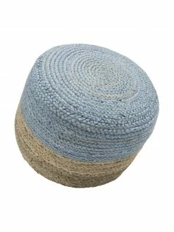 Westwing Collection Pouf en jute fait à la main Bono, Ø 50 x haut. 36 cm -furniture Soldes Pouf en jute fait a la main Bono 8