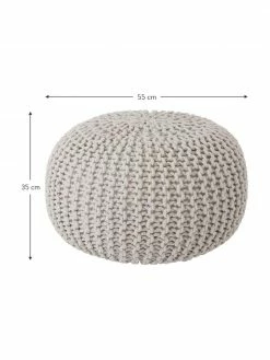 Westwing Collection Pouf en tricot main Dori, Ø 55 x haut. 35 cm 9 Westwing Collection Pouf en tricot main Dori, Ø 55 x haut. 35 cm -furniture Soldes Pouf en tricot main Dori 21