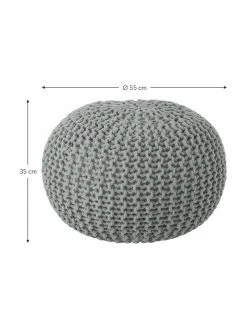 Westwing Collection Pouf en tricot main Dori, Ø 55 x haut. 35 cm 8 Westwing Collection Pouf en tricot main Dori, Ø 55 x haut. 35 cm -furniture Soldes Pouf en tricot main Dori 32