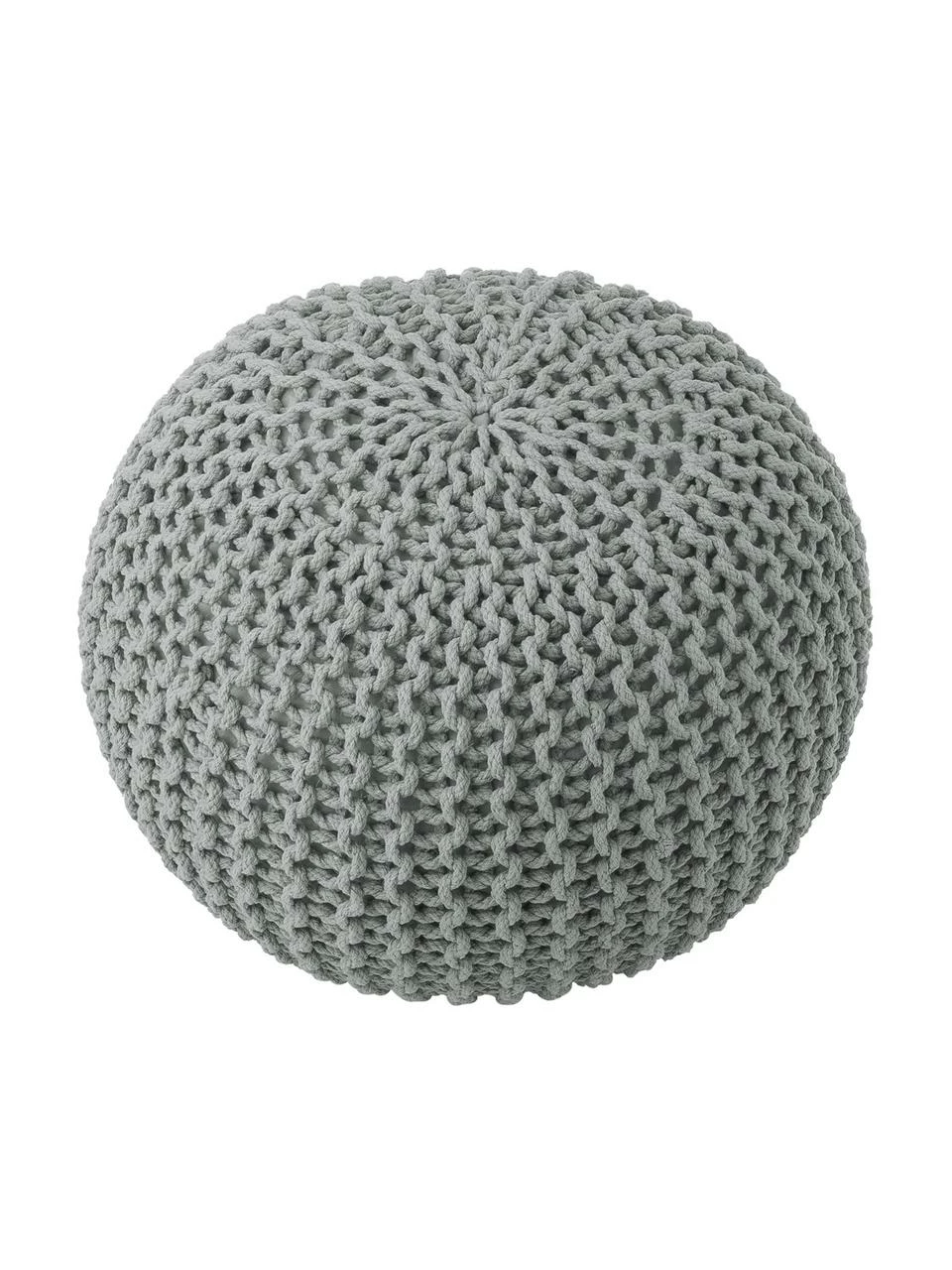 Westwing Collection Pouf en tricot main Dori, Ø 55 x haut. 35 cm 4 Westwing Collection Pouf en tricot main Dori, Ø 55 x haut. 35 cm – Image 4