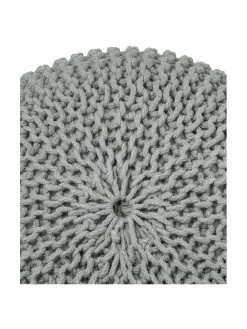 Westwing Collection Pouf en tricot main Dori, Ø 55 x haut. 35 cm 11 Westwing Collection Pouf en tricot main Dori, Ø 55 x haut. 35 cm -furniture Soldes Pouf en tricot main Dori 35