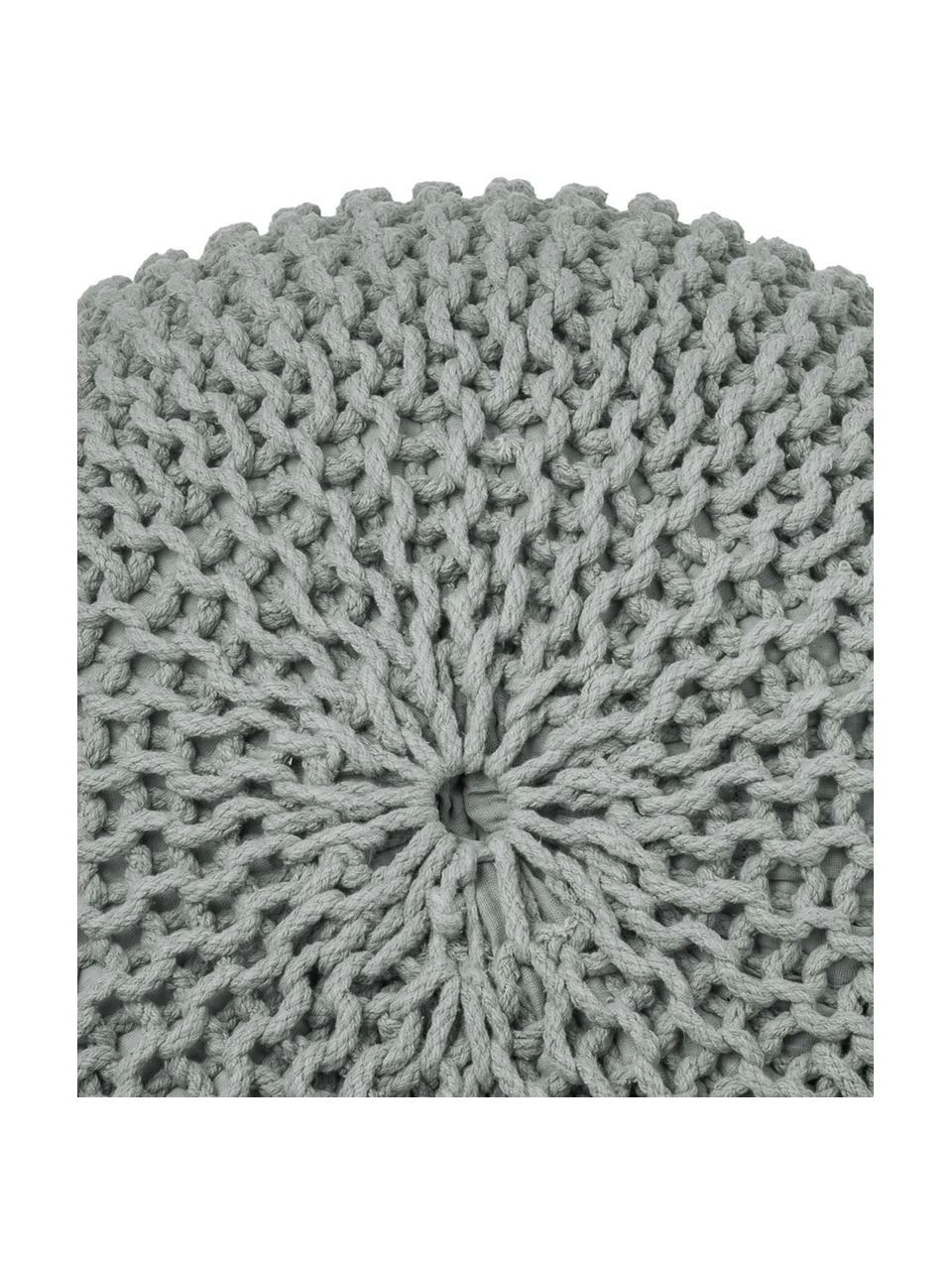Westwing Collection Pouf en tricot main Dori, Ø 55 x haut. 35 cm 6 Westwing Collection Pouf en tricot main Dori, Ø 55 x haut. 35 cm – Image 6