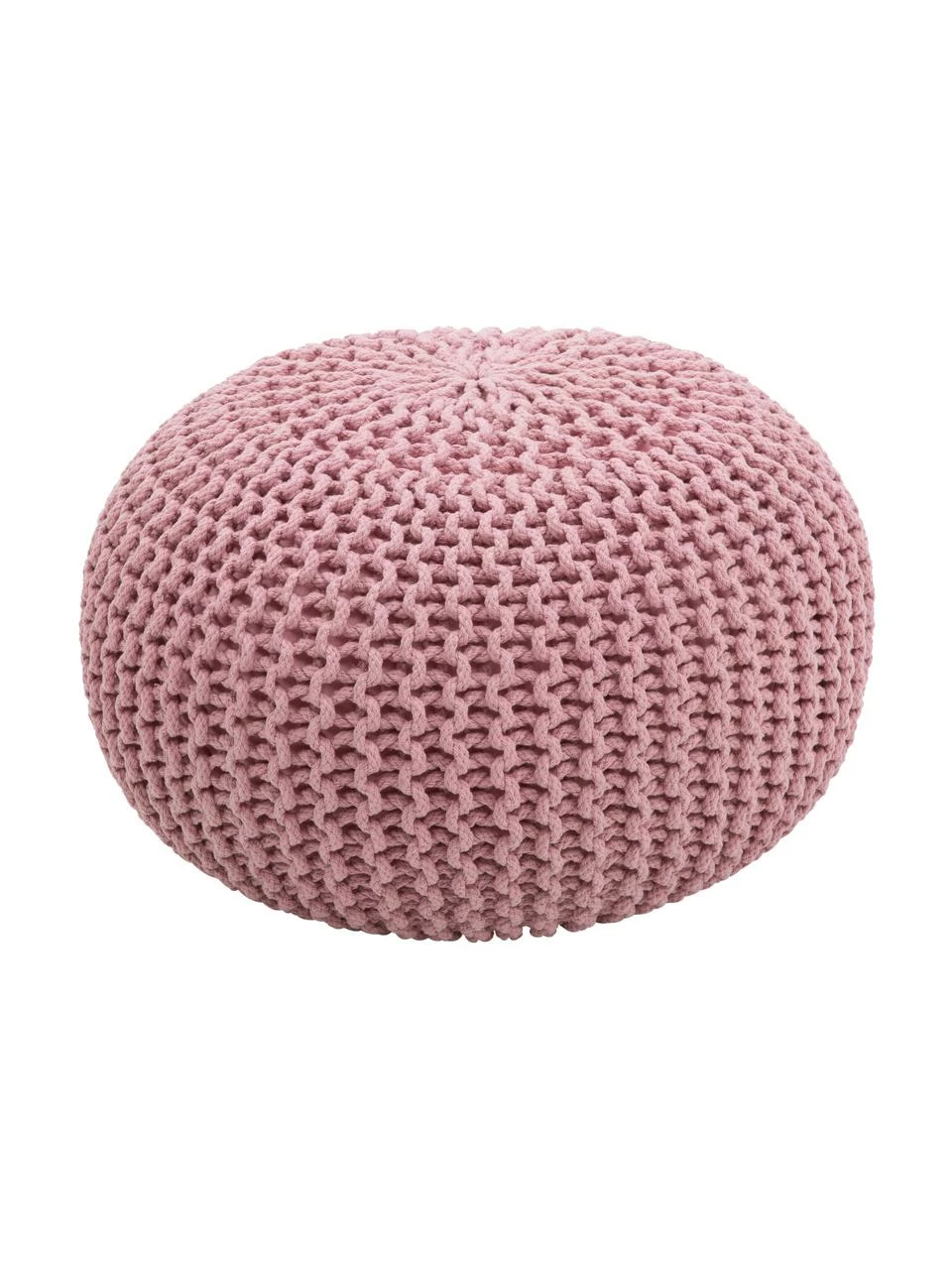 Westwing Collection Pouf en tricot main Dori, Ø 55 x haut. 35 cm 1 Westwing Collection Pouf en tricot main Dori, Ø 55 x haut. 35 cm