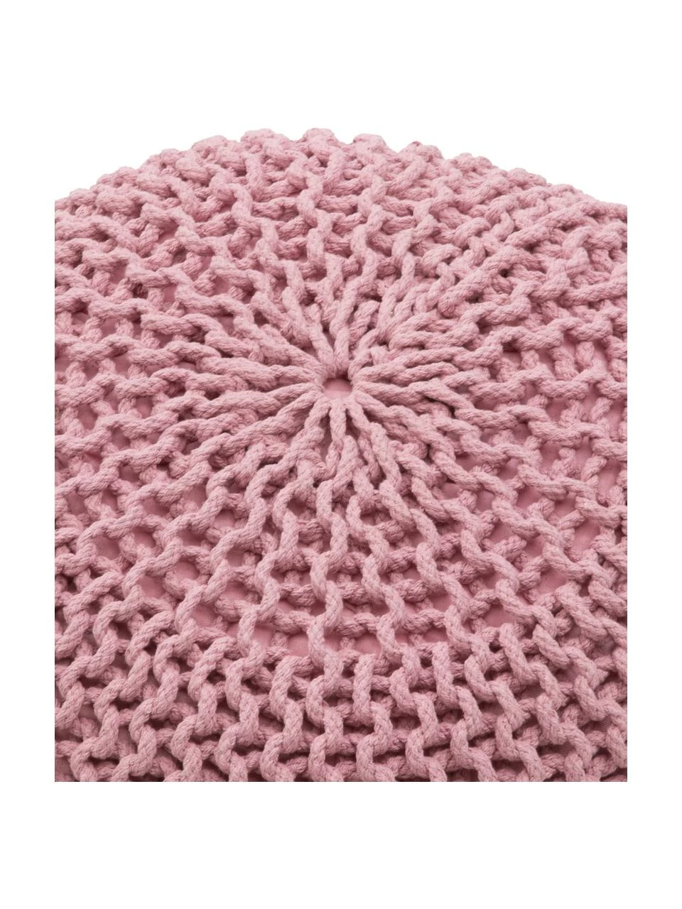 Westwing Collection Pouf en tricot main Dori, Ø 55 x haut. 35 cm 6 Westwing Collection Pouf en tricot main Dori, Ø 55 x haut. 35 cm – Image 6