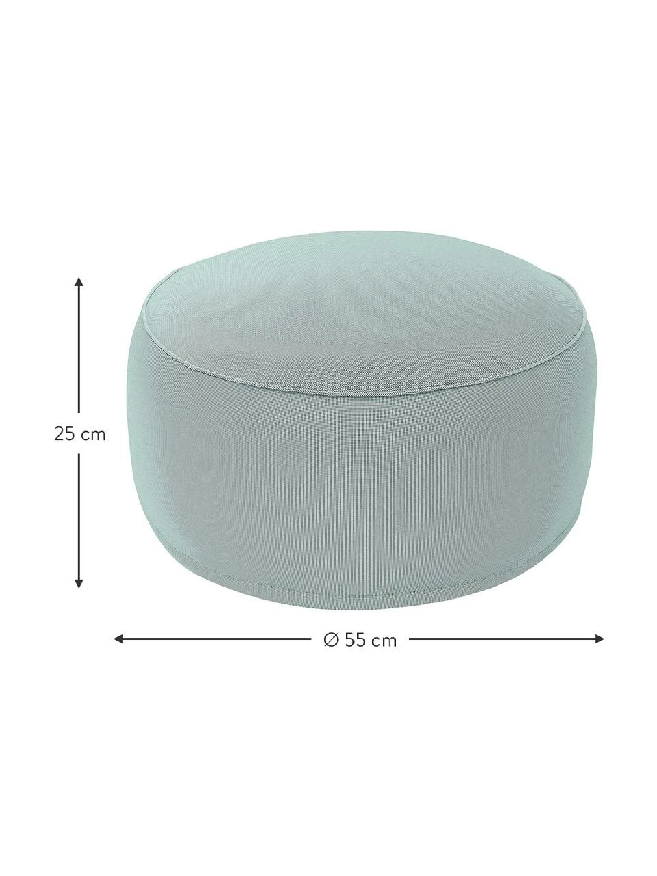 Pouf gonflable Maxime, Ø 55 x haut. 25 cm 3 Pouf gonflable Maxime, Ø 55 x haut. 25 cm – Image 3