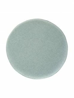 Westwing Collection Pouf rond bleu-vert Daisy, Ø 38 x haut. 45 cm -furniture Soldes Pouf rond bleu vert Daisy 3