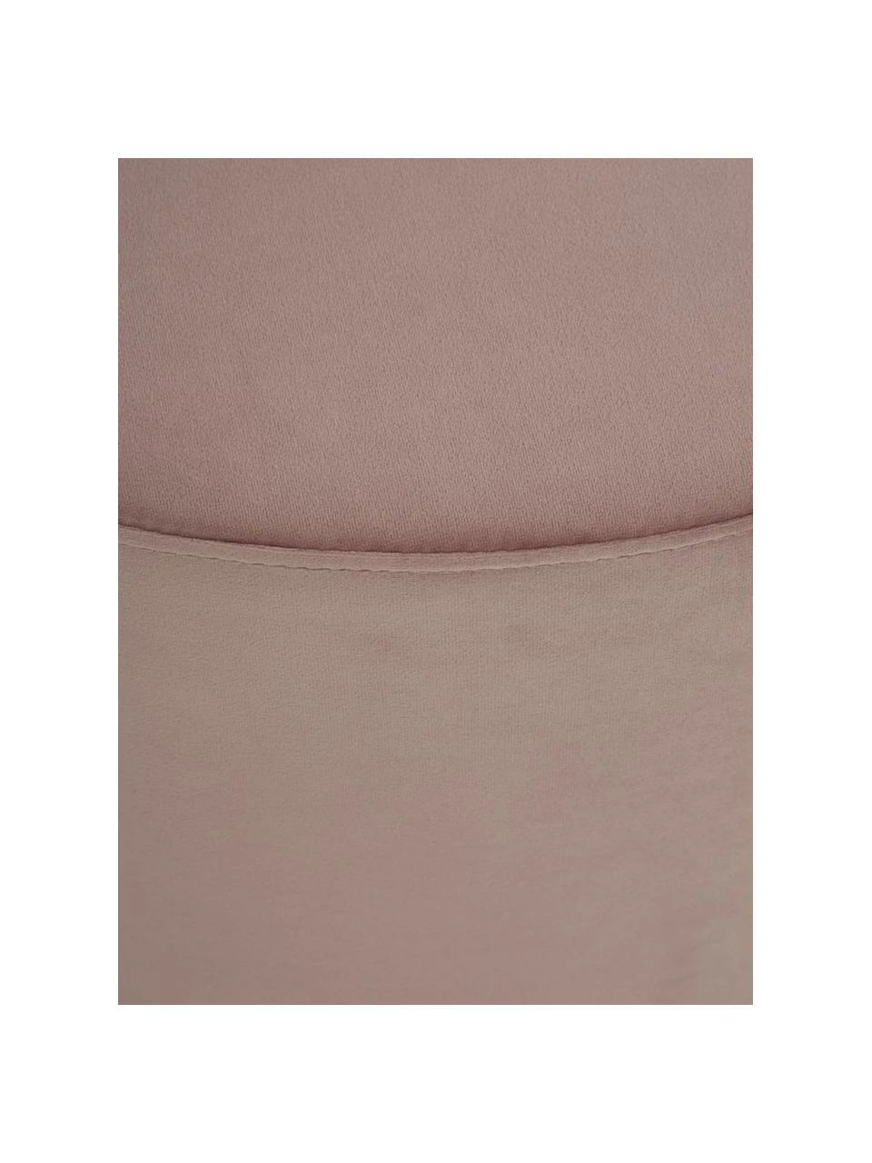 Westwing Collection Pouf rond en velours rose Daisy, Ø 54 x haut. 38 cm 5 Westwing Collection Pouf rond en velours rose Daisy, Ø 54 x haut. 38 cm – Image 5