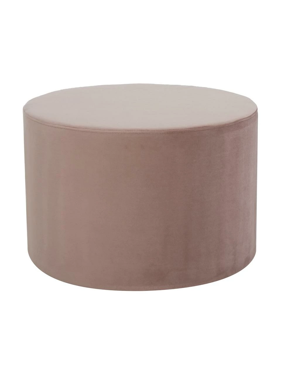 Westwing Collection Pouf rond en velours rose Daisy, Ø 54 x haut. 38 cm 1 Westwing Collection Pouf rond en velours rose Daisy, Ø 54 x haut. 38 cm